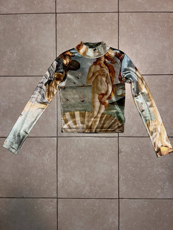 Minga London Tops - Minga London Birth of Venus Velvet Top- Size Small